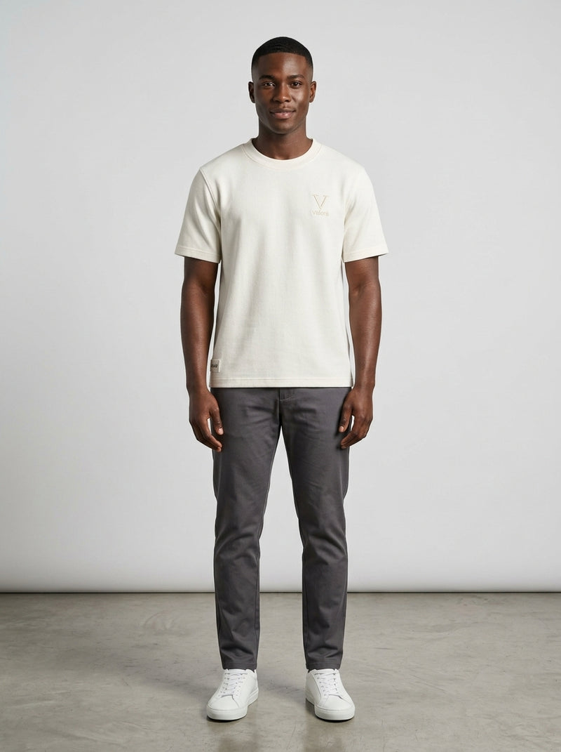 WHITE VALORE TEE