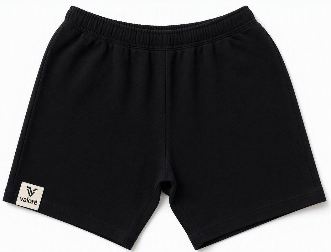 BLACK  3/4 SHORTS