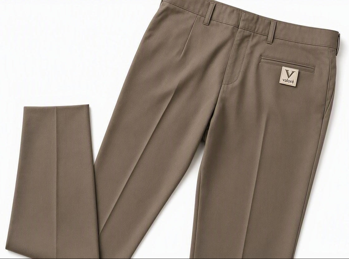 BROWN NYLON PANTS